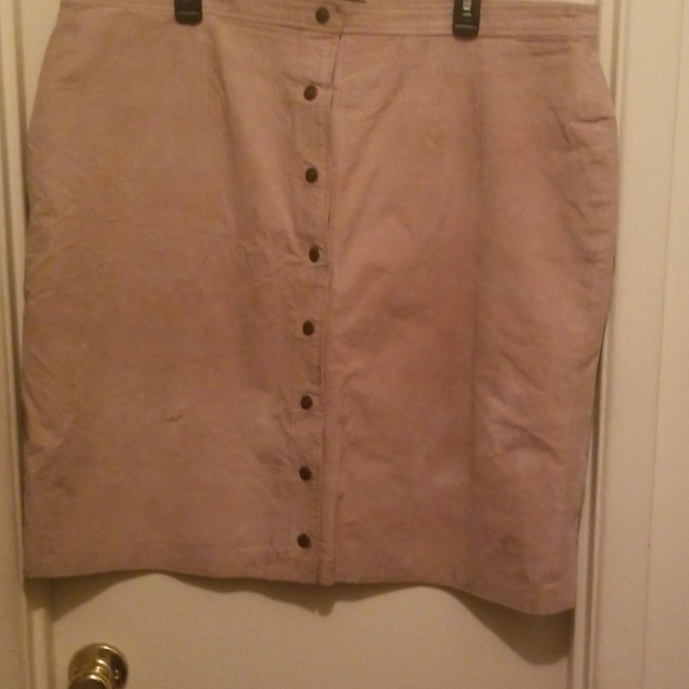 Suede skirt needs cleaning